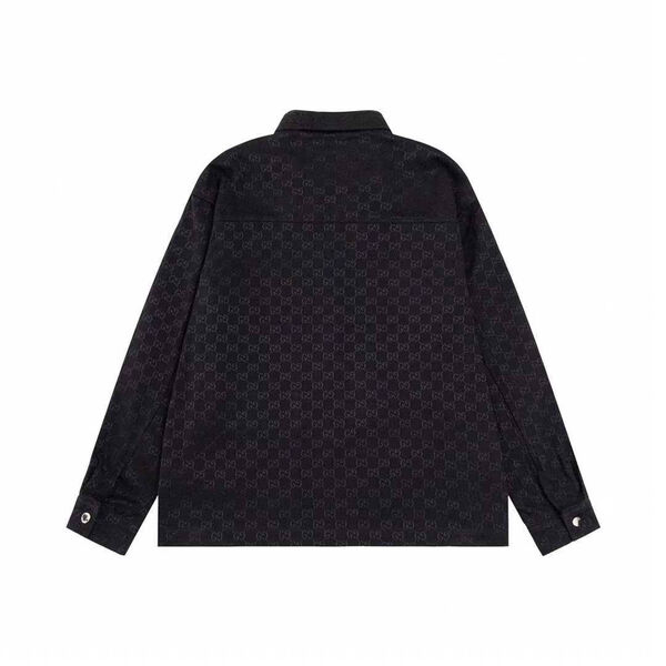 Мужская рубашка Gucci мужской черный 173326-2