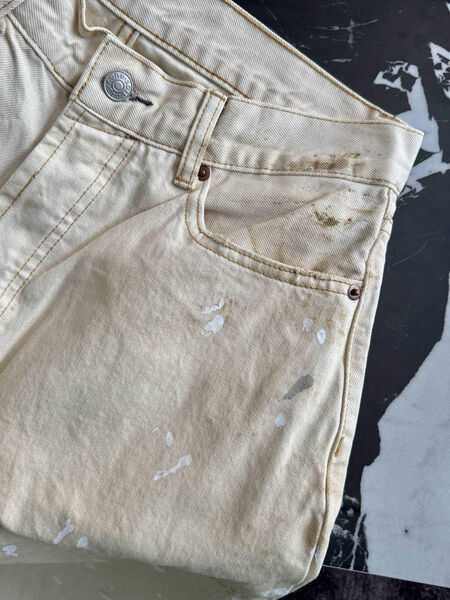 Джинсы Acne Studios женский бежевый 195109-4
