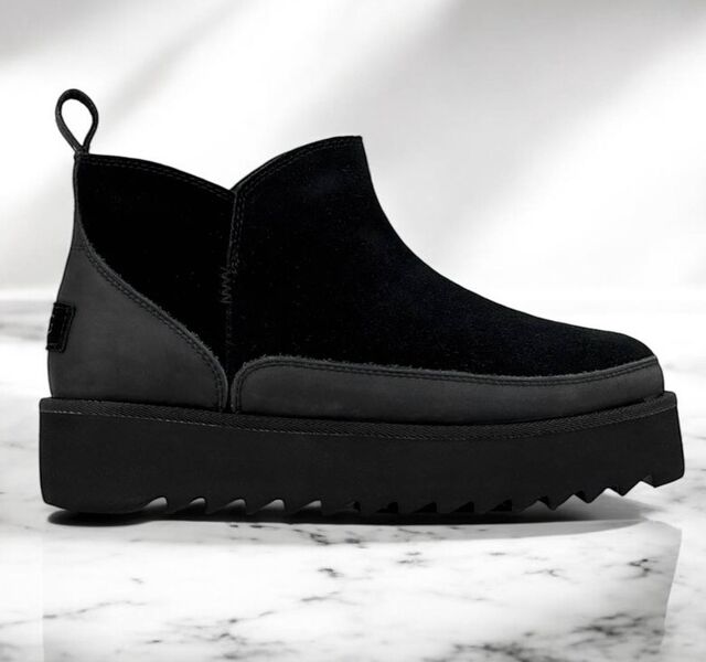 Угги Ugg Alina Platform женский замша черный 165165