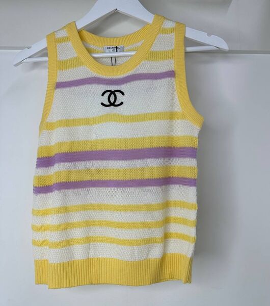Майка Chanel женский горчичный 192623