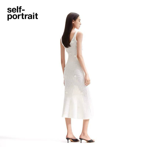 Платье Self-Portrait женский белый 151603-2
