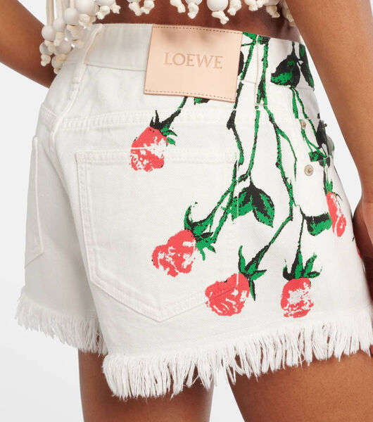 Шорты Loewe женский белый 189565-3