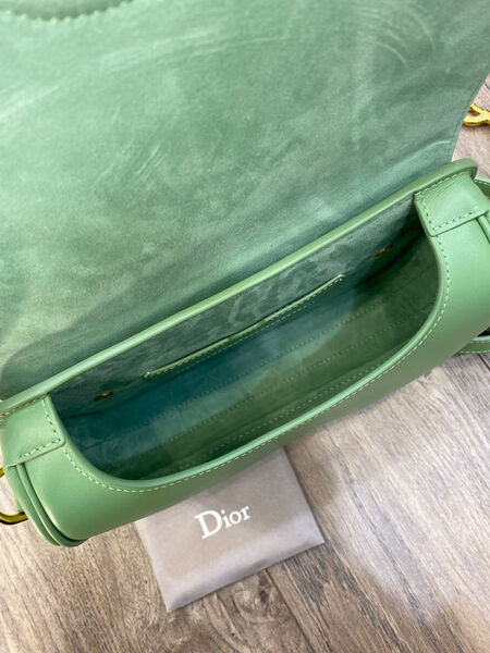 Сумка Christian Dior Bobby женский кожа болотный 97046-3