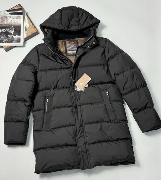 Мужской пуховик Loro Piana мужской черный 168877