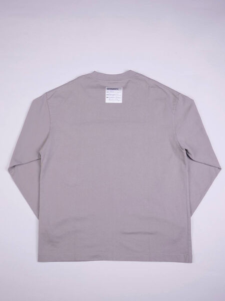 Мужской лонгслив Vetements мужской графитовый 166729-4