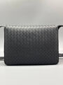 Мужская сумка мессенджер Bottega Veneta мужской кожа черный 42926-2