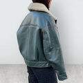 Дубленка Acne Studios женский кожа болотный 166431-2