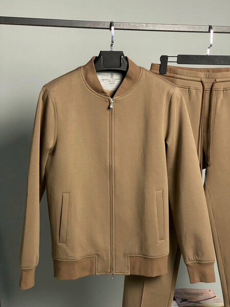 Мужской костюм Brunello Cucinelli мужской бежевый 134414-3