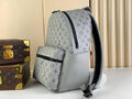 Мужской рюкзак Louis Vuitton мужской кожа графитовый 137179-2