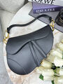 Сумка Dior Saddle женский кожа черный 74392-8