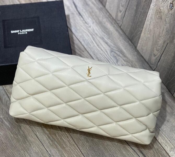 Клатч Saint Laurent женский кожа белый 26192-2