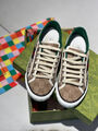 Кеды Gucci женский текстиль бежевый 24827-5