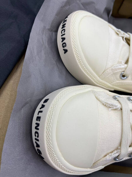 Кеды Balenciaga женский текстиль белый 141787-6