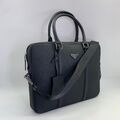 Мужской портфель Prada мужской кожа черный 52104-2