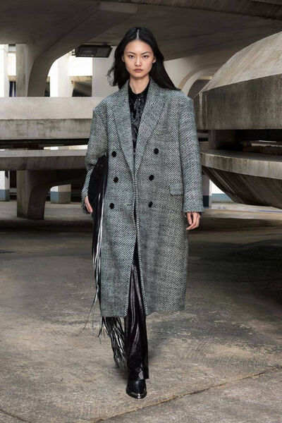 Пальто Isabel Marant женский графитовый 139805-2