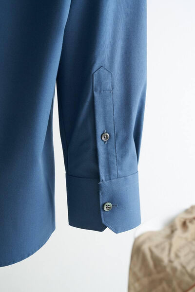 Мужская рубашка Zegna мужской синий 133354-6
