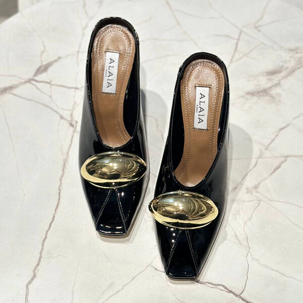 Туфли Alaïa женский кожа черный 153588-3
