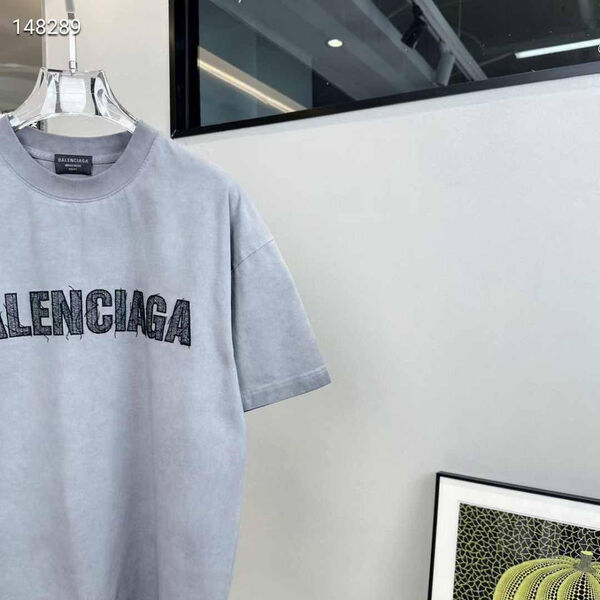Мужская футболка Balenciaga мужской графитовый 170877-8