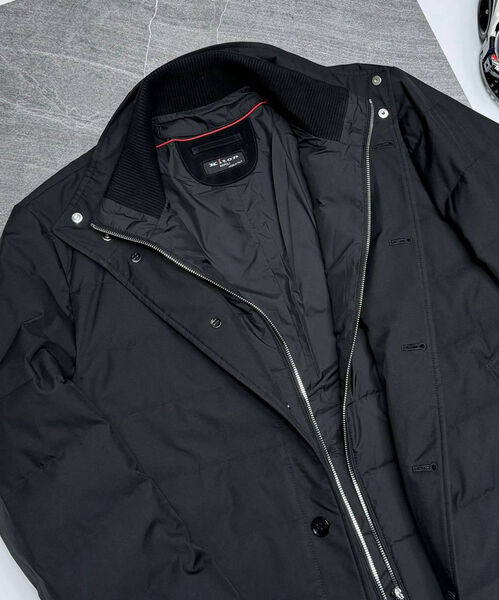 Мужской пуховик Kiton мужской черный 165388-7