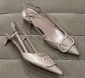 Туфли Valentino женский кожа бежевый 121279-1
