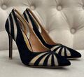 Туфли Aquazzura женский замша черный 137129-1