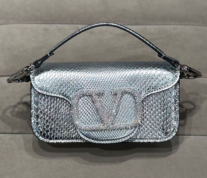 Сумка Valentino женский кожа графитовый 117112
