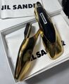 Туфли Jil Sander женский кожа бронзовый 148647-1
