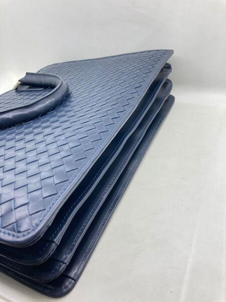 Портфель Bottega Veneta мужской кожа синий 61994-8