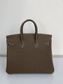 Сумка Hermès Birkin 25 женский кожа 75272-3
