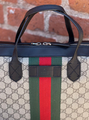 Мужской портфель Gucci мужской кожа бежевый 52072-4