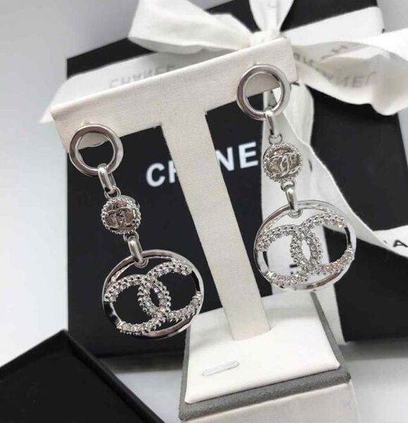 Серьги Chanel графитовый 70552-2