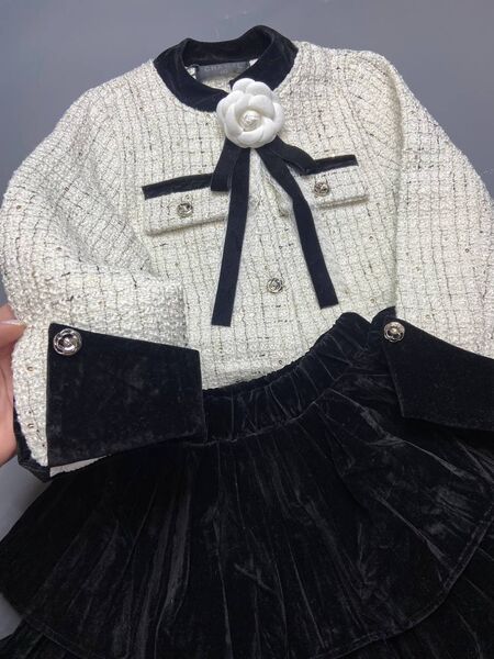Детский комплект Chanel белый 176380-2