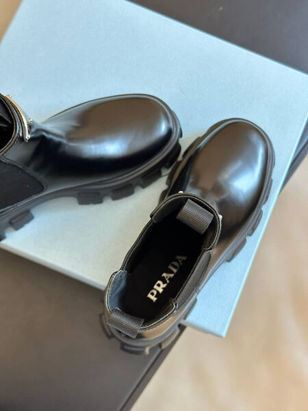Ботинки Prada женский кожа черный 127187-2