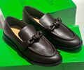 Лоферы Bottega Veneta женский кожа черный 163302-1