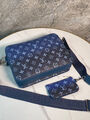 Мужская сумка мессенджер Louis Vuitton мужской канва синий 167083-2