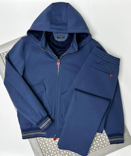 Мужской костюм Kiton мужской бирюзовый 136903