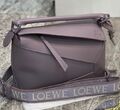 Сумка Loewe женский кожа фиолетовый 100798-1