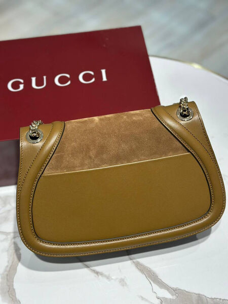 Сумка Gucci женский замша 176144-4