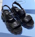 Сандалии Prada женский кожа черный 117029-1