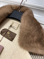 Пальто Loro Piana женский бежевый 93609-3