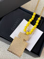 Колье Chanel горчичный 158258-3