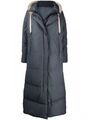 Пуховик Brunello Cucinelli женский черный 62308-4