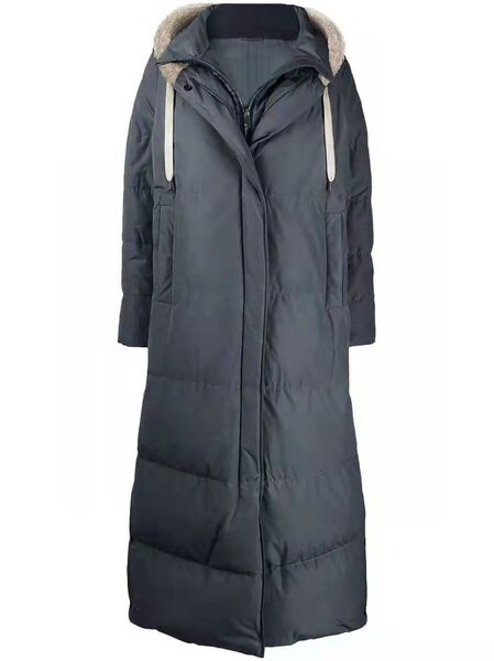 Пуховик Brunello Cucinelli женский черный 62308-4