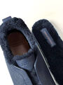 Мужские кеды Zegna мужской кожа синий 165928-10