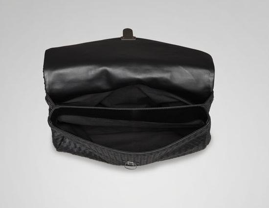 Мужской портфель Bottega Veneta мужской кожа черный 62002-4