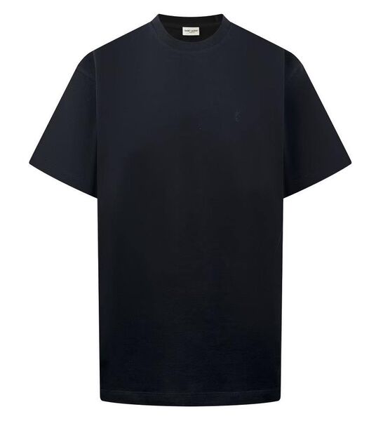 Мужская футболка Saint Laurent мужской черный 174555