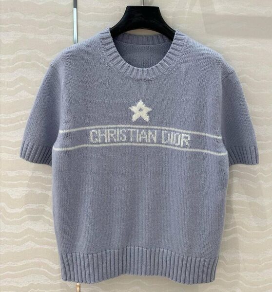 Кофта Chriatian Dior женский вязаная ткань графитовый 179272