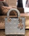 Сумка Dior Lady женский кожа графитовый 74351-2