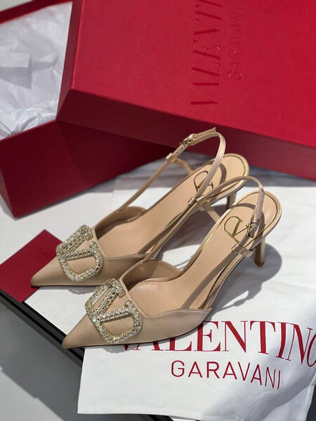 Туфли Valentino женский бежевый 104645-2
