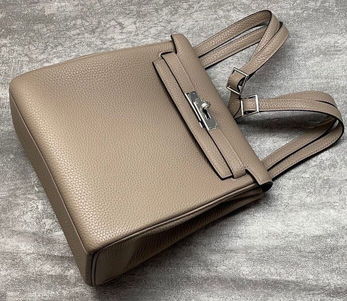 Рюкзак Hermès женский кожа бежевый 97164